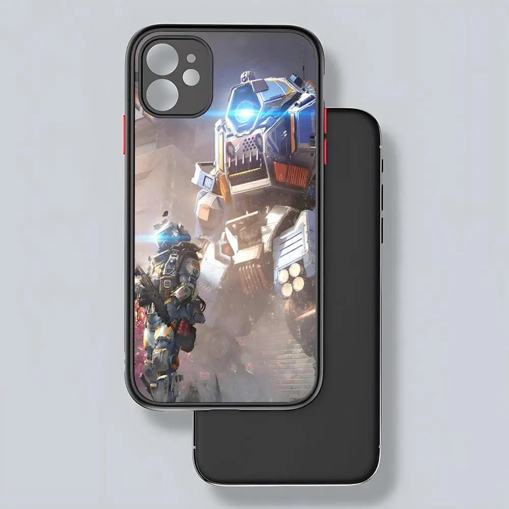 Чехол для телефона Game Titanfall 2 Матовый Прозрачный чехол IPhone 16 15 12 11 13 Pro Max X XR 8 Plus