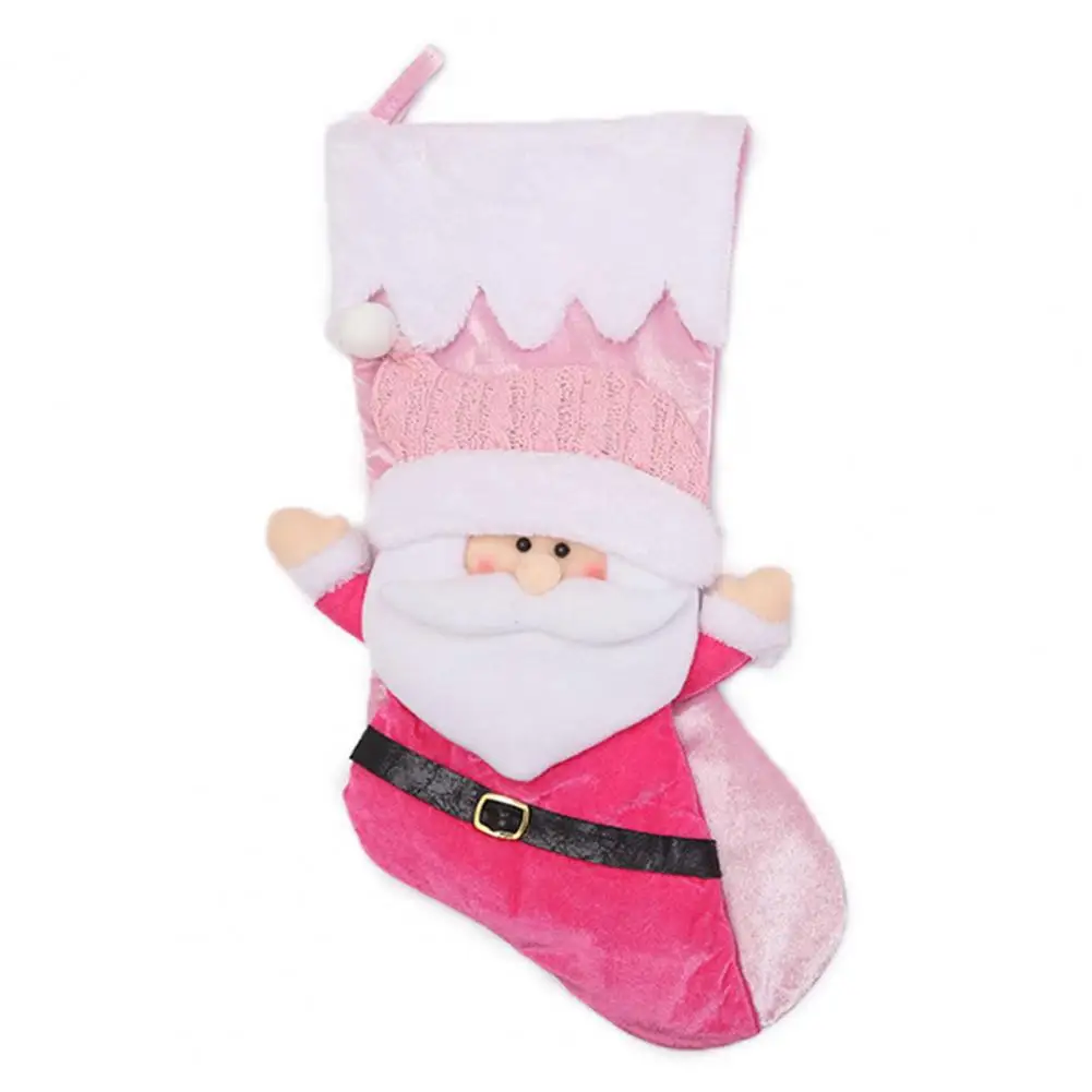 

Lovely Christmas Candy Bag with Hanging Rope Adorable Christmas Snack Bag Christmas Decoration Santa Gift Bag