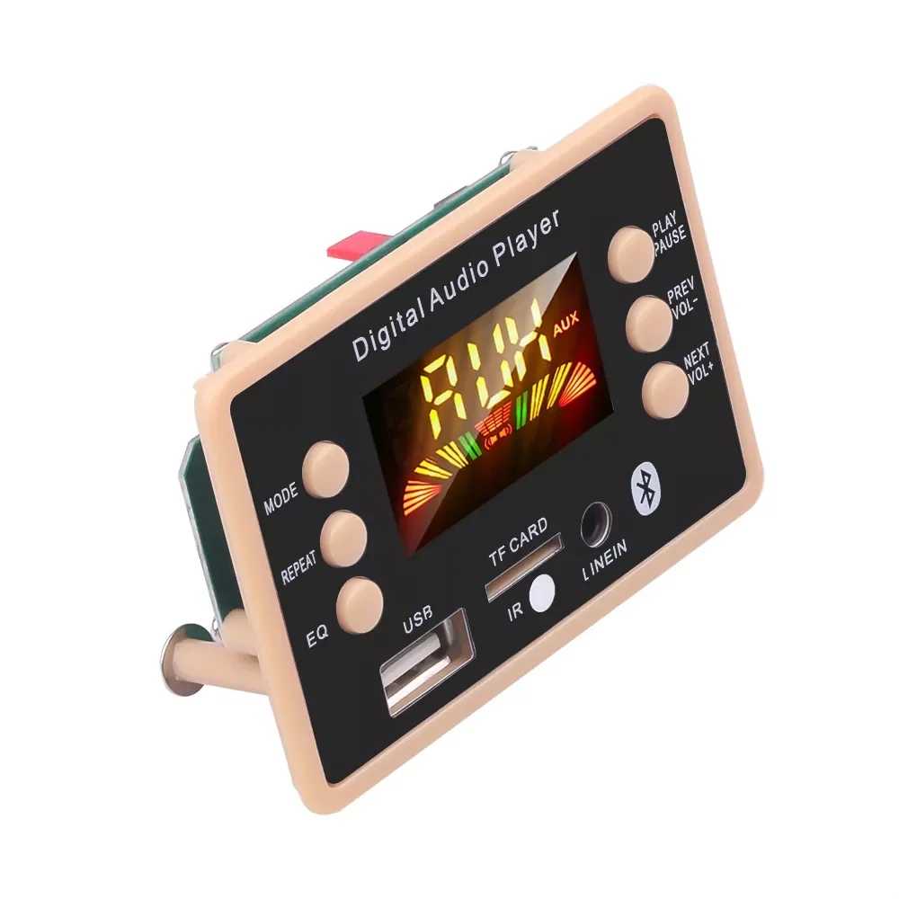 

12V MP3 Decoder Decoding Board Module Bluetooth 5.0 USB MP3 Player WMA WAV Support TF Card USB FM Remote Board Module For Car
