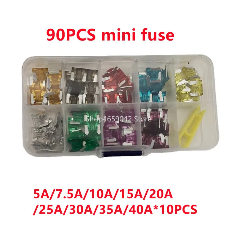 Автомобильный предохранитель в упаковке 90/45 шт./кор. 5-40 А мини/маленький/средний 32