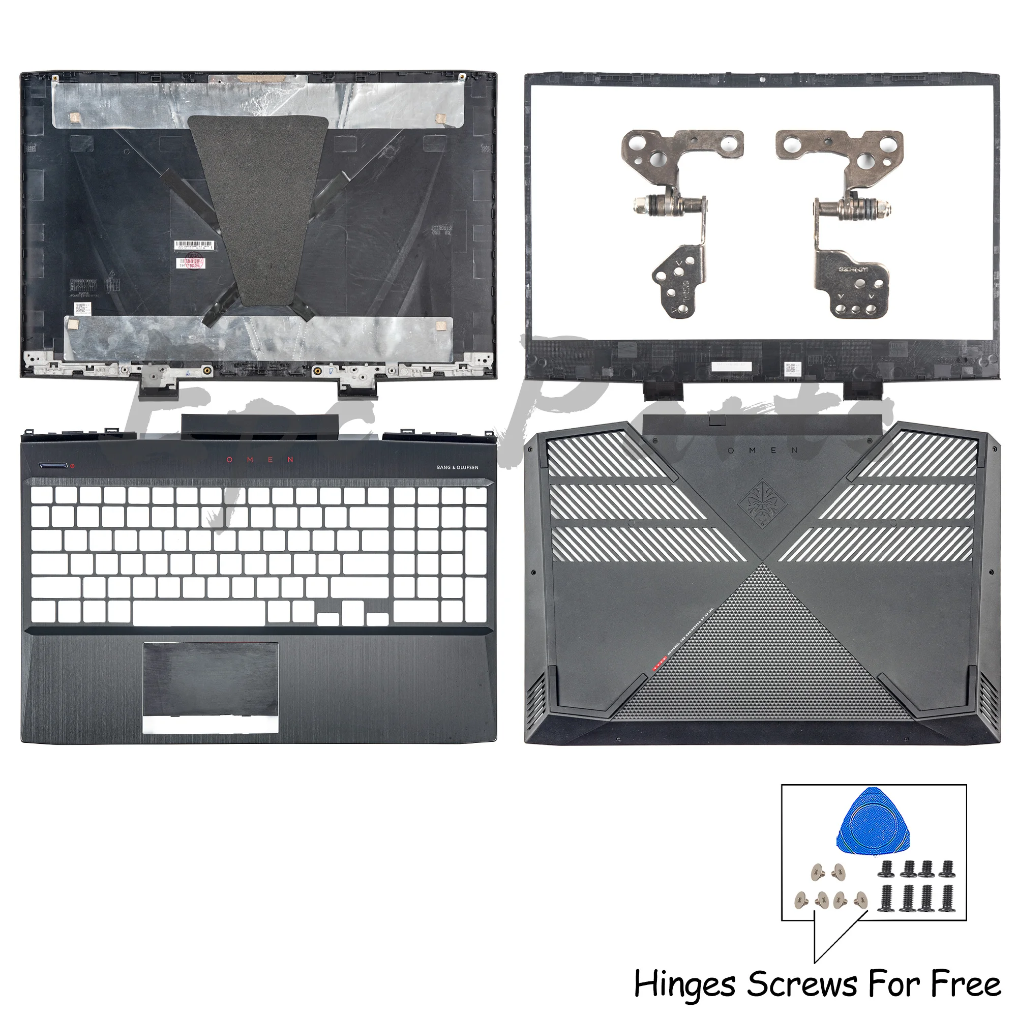 Детали Epc для OMEN 15-DC 15-dc1055TX TPN-Q211 Пластиковая Задняя крышка/рамка/Упор рук черный 15 6