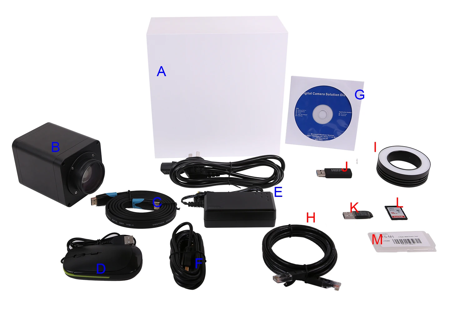 Цифровой микроскоп AFDM412 4K 30FPS 8M HDMI + USB WIFI LAN с электрическим управлением