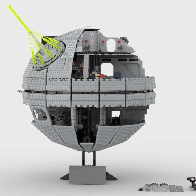 Конструктор Sci-Fi Space Sphere MOC: развивающая модель для сборки, игрушка для подарков на день рождения, украшение для дома, коллекционный предмет для демонстрации (art.: 3920db69e894b) - 3920db69e894b