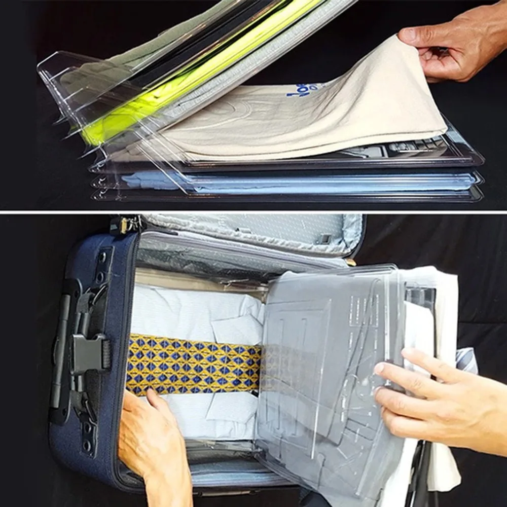 

10pcs T-Shirt Folding Board Travel Bag Closet Storage Clothes Organization System T shirt Clothes Home Essentials Organizer
