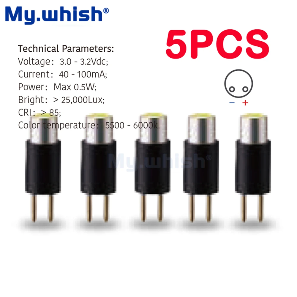 My Whish Dental LED Bulb Lamp High Speed Turbine Handpiece for NSK KaVo Sirona Couplings/Dental Handpiece Spare Parts LED Light