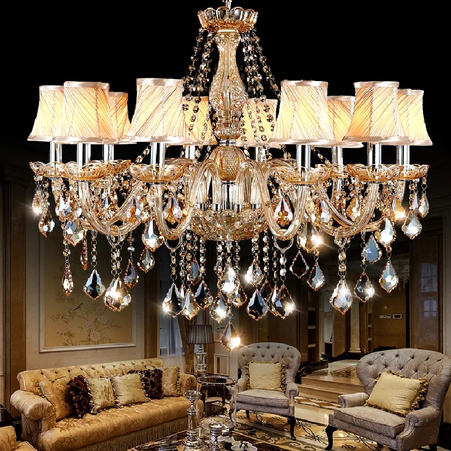 

Современный светодиодный светильник для гостиной, потолочный светильник с абажуром