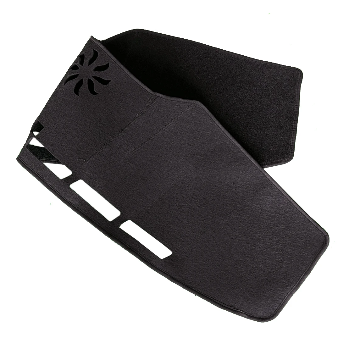 

Car Dashmat Dash Mat Dashboard Cover Pad Anti-Slip Fit for Ford Mustang 2015 2016 2017 2018 2019 2020 Black Polyester