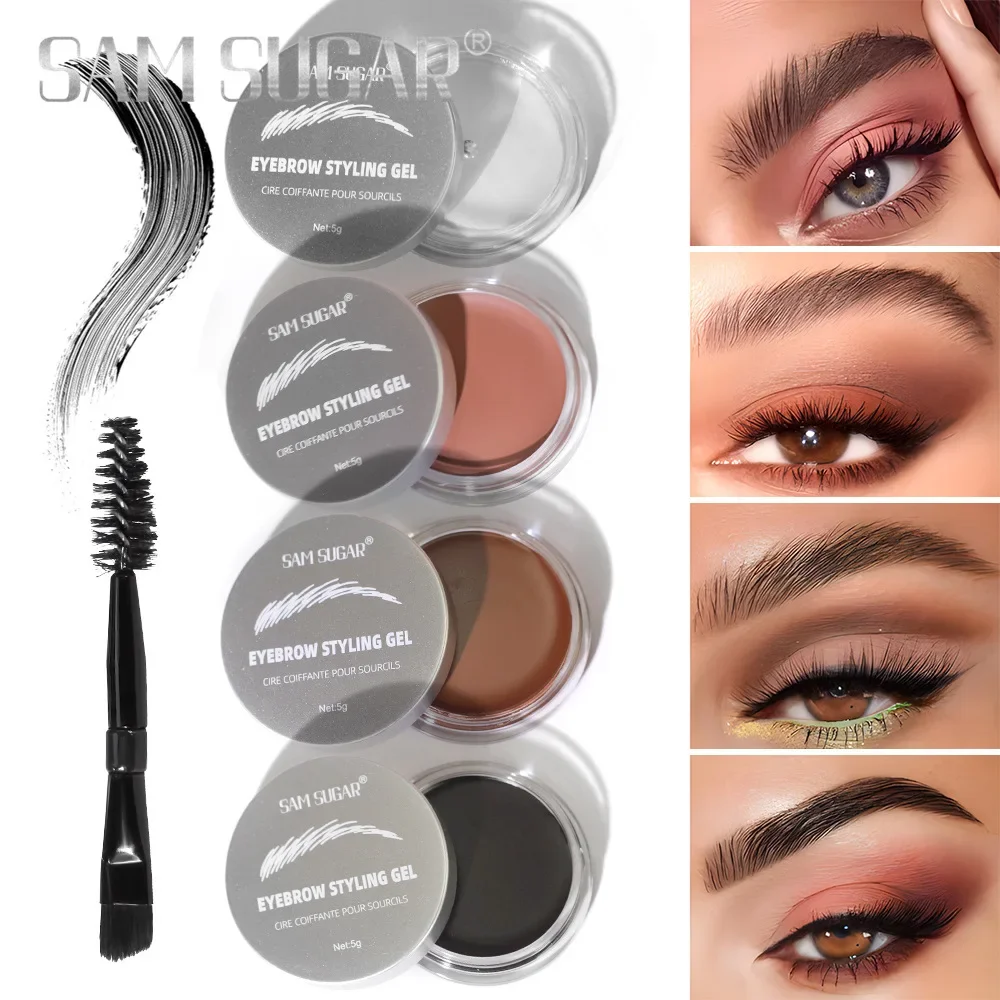 3D гель-крем для бровей с мини-кистью долговечный гель воск набор мыла натуральная