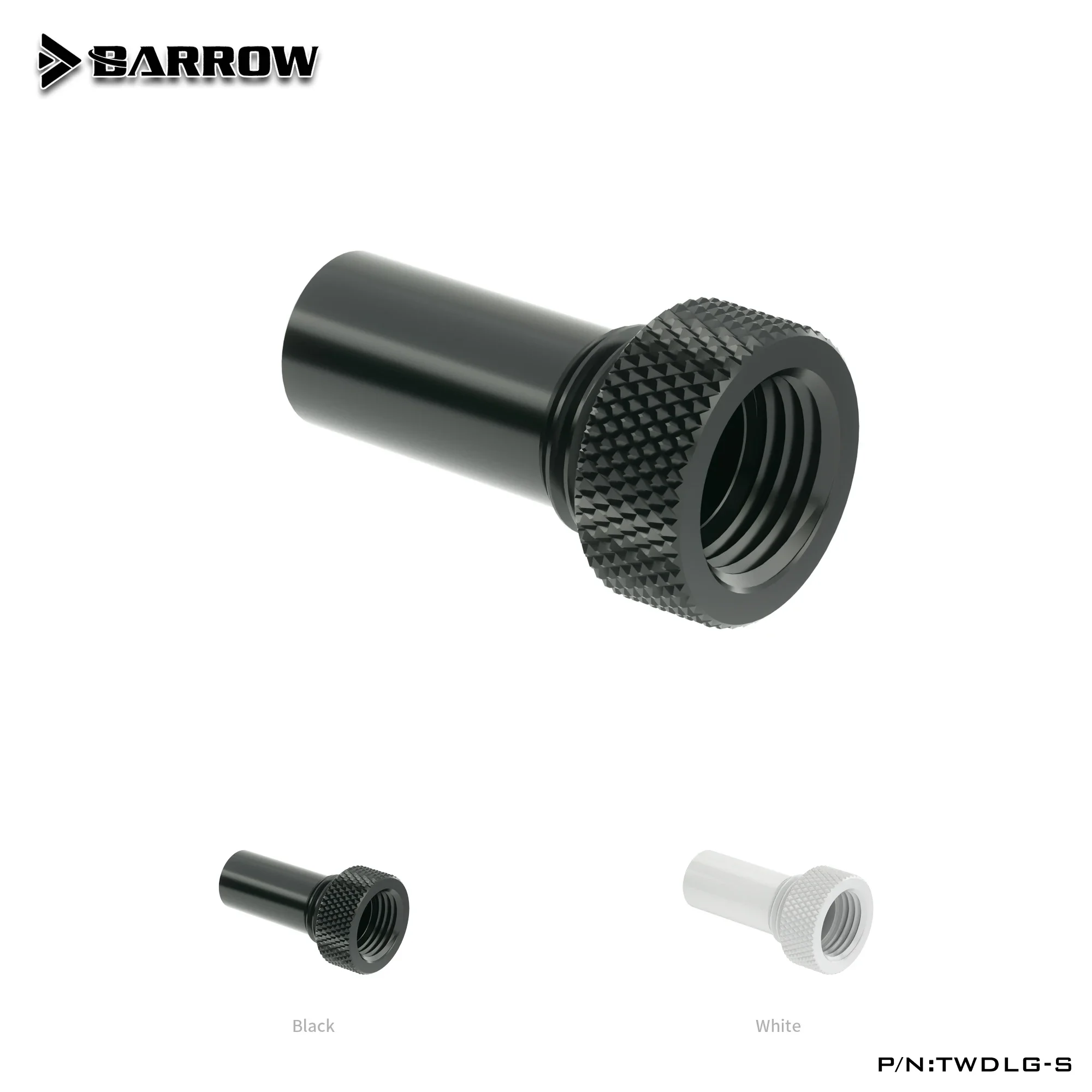 

Barrow Avoid Bubbles External flow direction fittingLong ( Length 20mm) / Adjust Liquid Fill to Reservoir Water cooling fitting