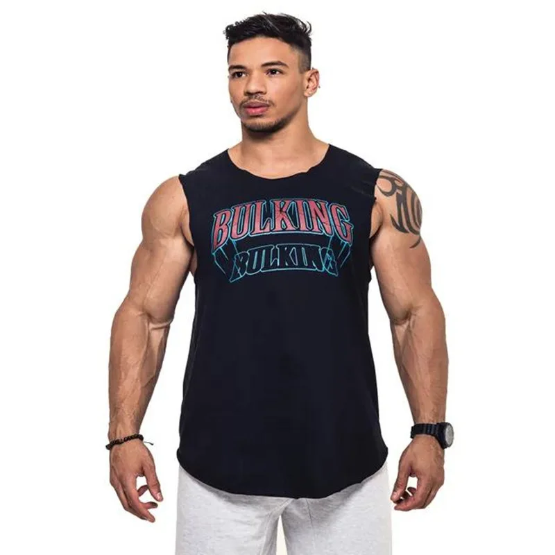 

Men's Summer Loose Fashion Cotton SleevelessLarge Size Fitness Vest