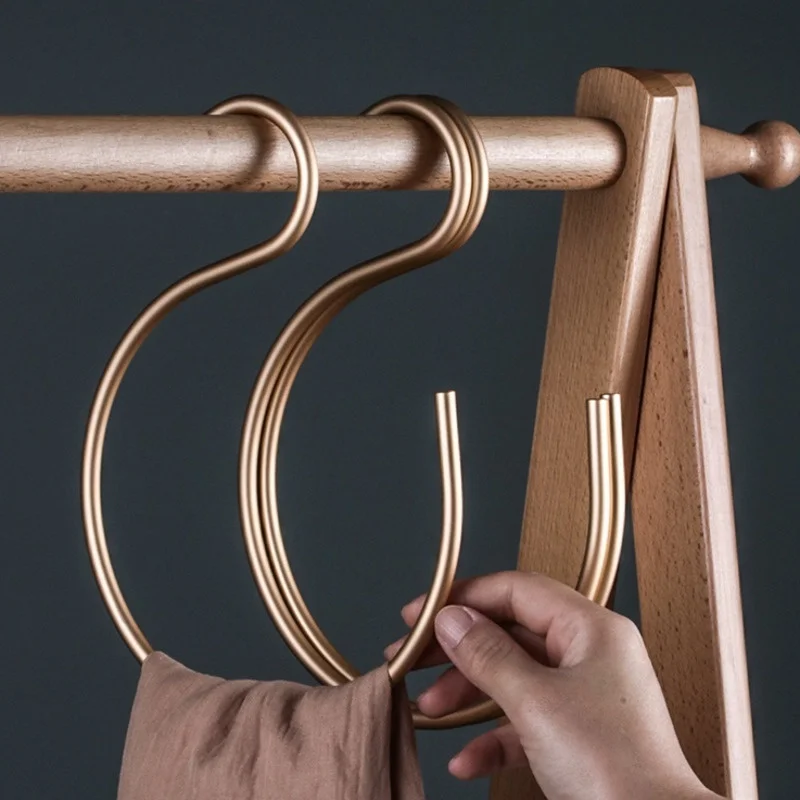 

Креативный S-образный крючок из алюминиевого сплава, многофункциональный крючок для шарфа, S-образный крючок, многоцелевой металлический кр...