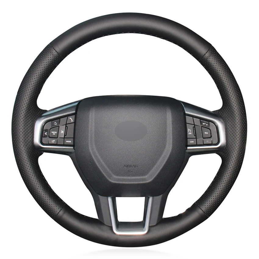 

Черная искусственная кожа PU ручная строчка искусственная кожа для Land Rover Discovery Sport 2015 2016 2017