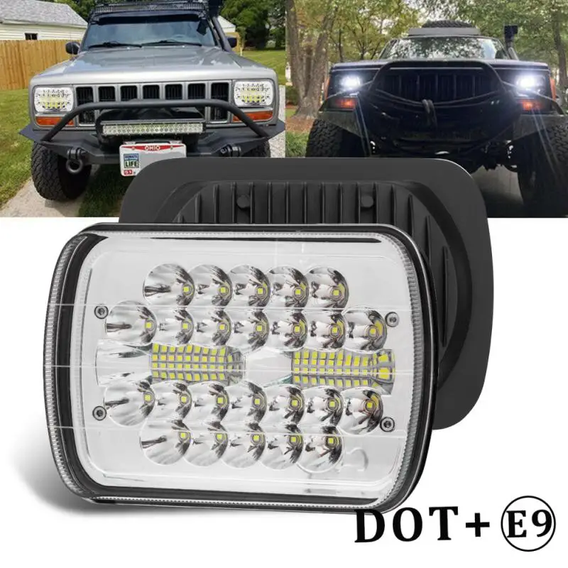 

7x6/7x5 Inch Waterproof Work Light Universal Car Light Bar Car Lights Car Accessories Superbright Led Lights Headlights