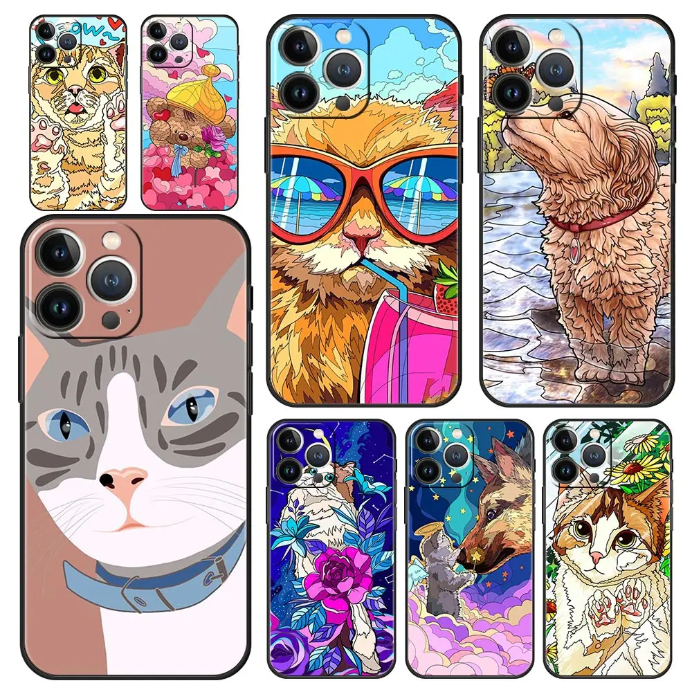 

Силиконовый черный матовый чехол для iPhone 13, 12, 11 Pro MAX, XR, X, SE, XS, 7, 8 Plus
