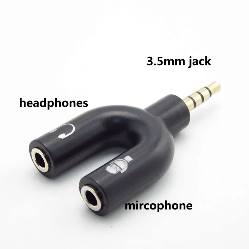 3.5mm male jack plug Type C microphone Headphone Splitter converter connector For Xbox One Audio Adapter Headset for PS4 PC |