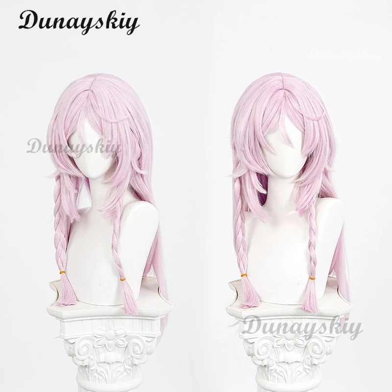 Парик для косплея по мотивам аниме Genshin Impact Citlali длиной 75 см с розовым и фиолетовым