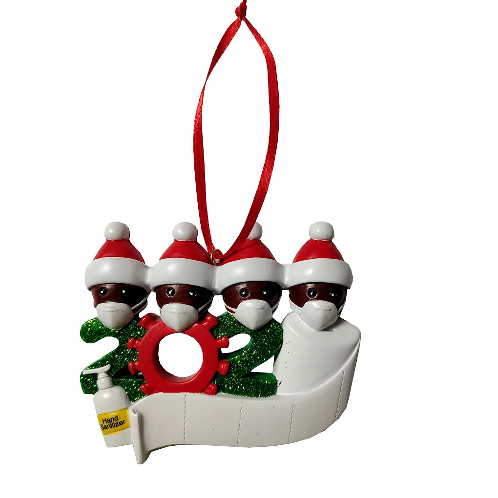 

Christmas Ornament Family Writable Xmas Tree Hanging Figurine Holiday Home Decorating Gift