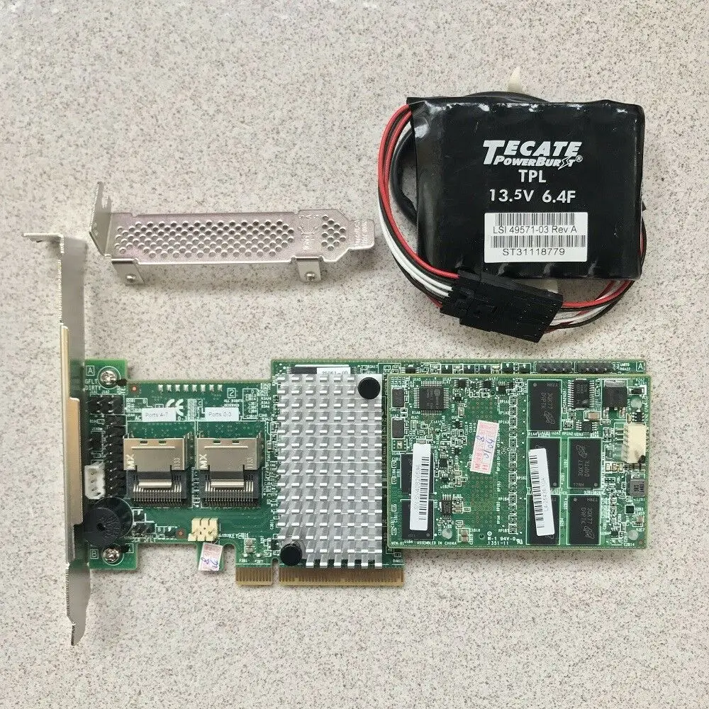 LSI MegaRaid 9270CV-8i 1 ГБ кэш SAS SATA RAID PCIe 3 0 6 Гбит/с батареей | Компьютеры и офис