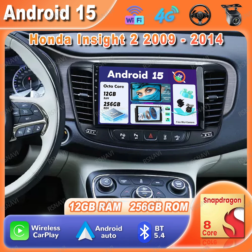 Фото Автомобильный радиоприемник Android 15 для Chrysler 200 200C 200S 2015 2016 2017 2018-2019 9/10 дюймов WIFI + 4G DVD-навигация AUTO Qualcomm BT №1