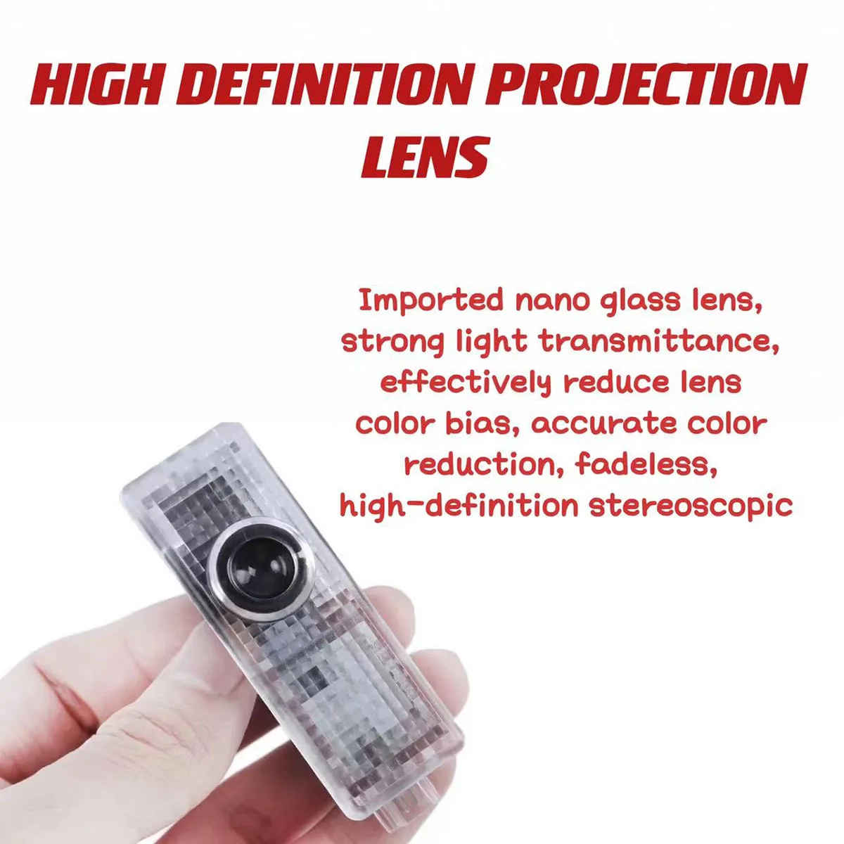 

For Dodge Demon Scat Pack Charger Challenger SRT Wireless LED Car Door Logo Light Projector Emblem Ghost Shadow Welcome Lights