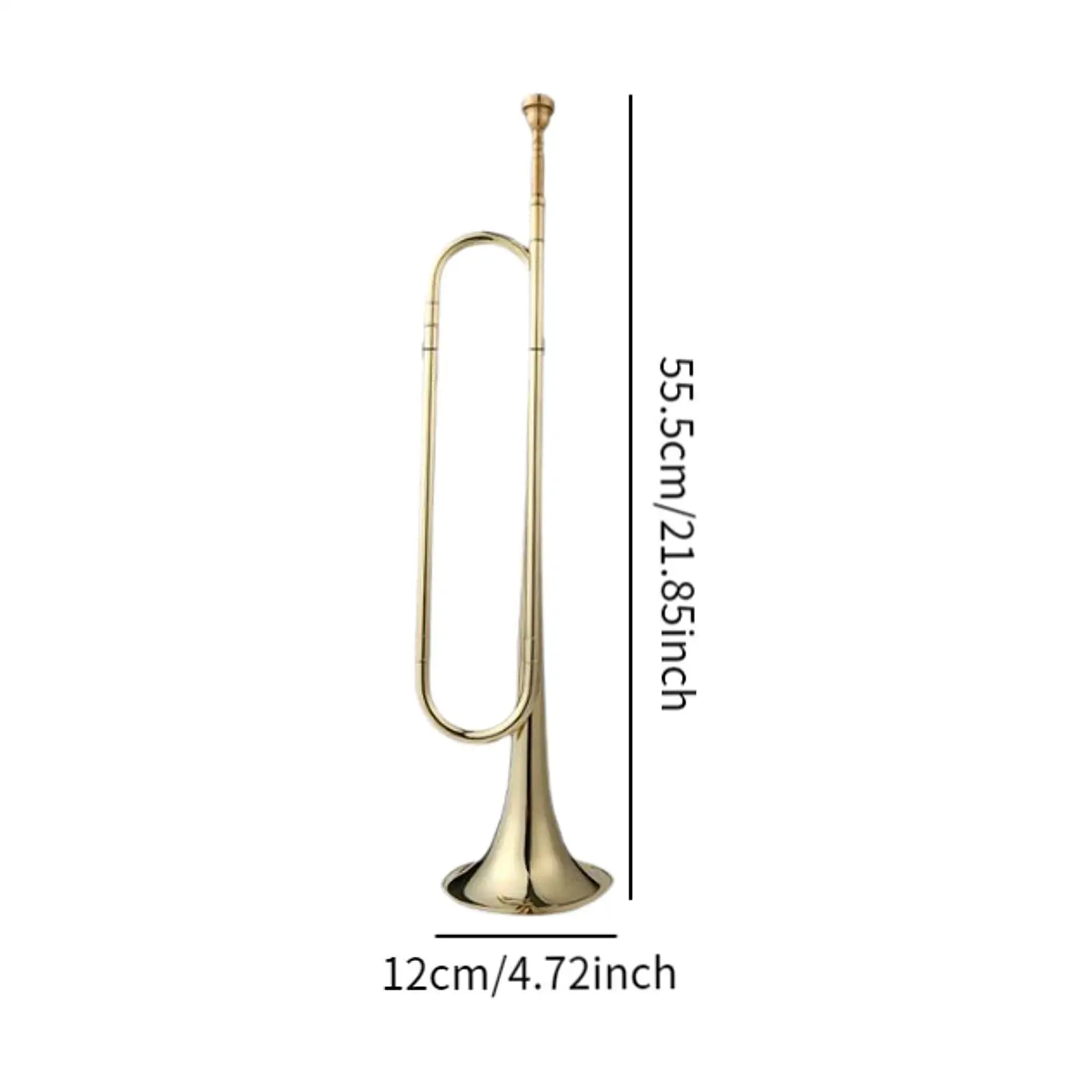 B Flat Bugle Латунный стеклярус Scout Классическая профессиональная труба Марширующий