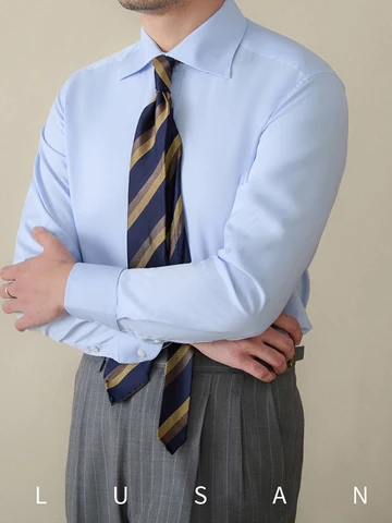 Italian collar shirt - купить недорого | AliExpress