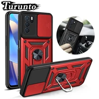 for oppo a53s a53 a52 a36 a32 a16 a15 a12 case stand holder magnetic car ring shockproof armor case for oppo a9 a7 a5 back cover