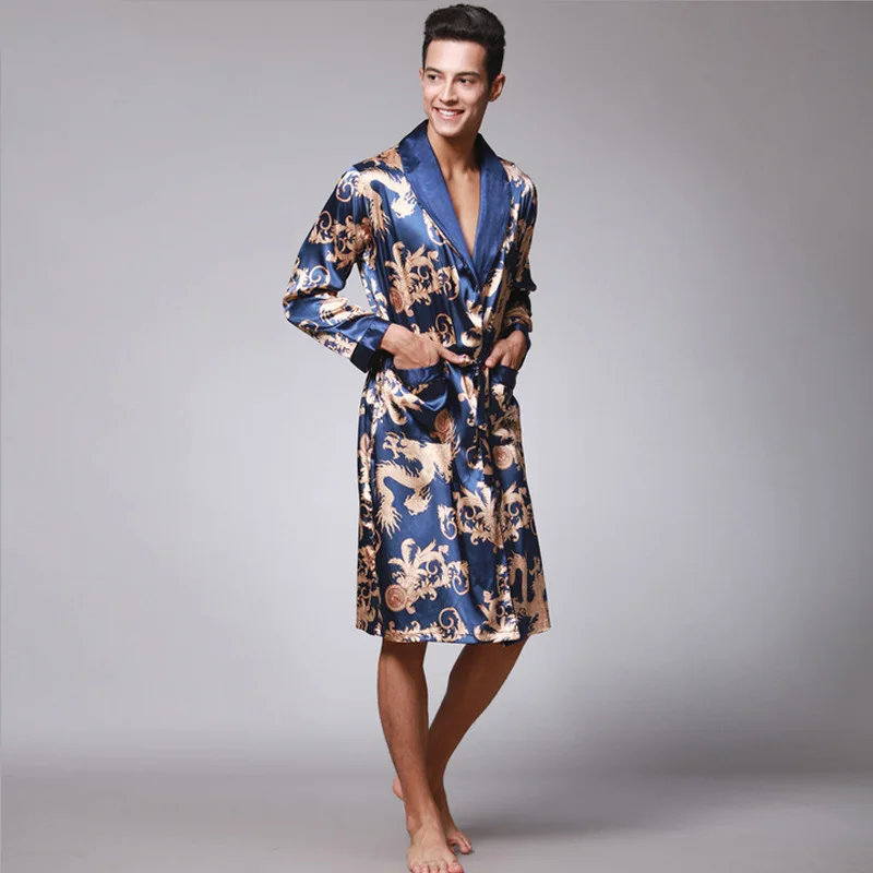 Men Robe Sets Bath Robe Men  Robes for Men House Robe for Men Summer Robe Luxury Mens Clothing Cotton Bathrobe  Mens Kimono