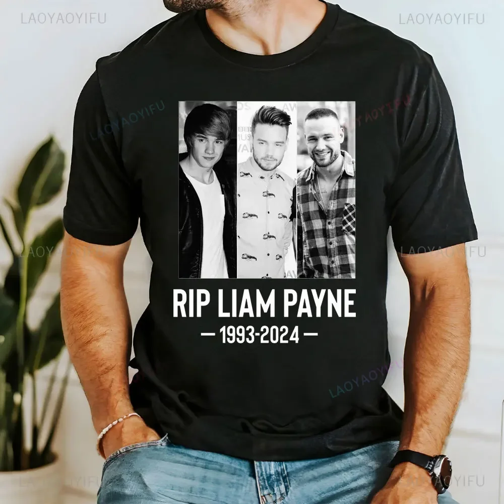 Футболка Liam Payne Tribute футболка с коротким рукавом мужская высокого качества