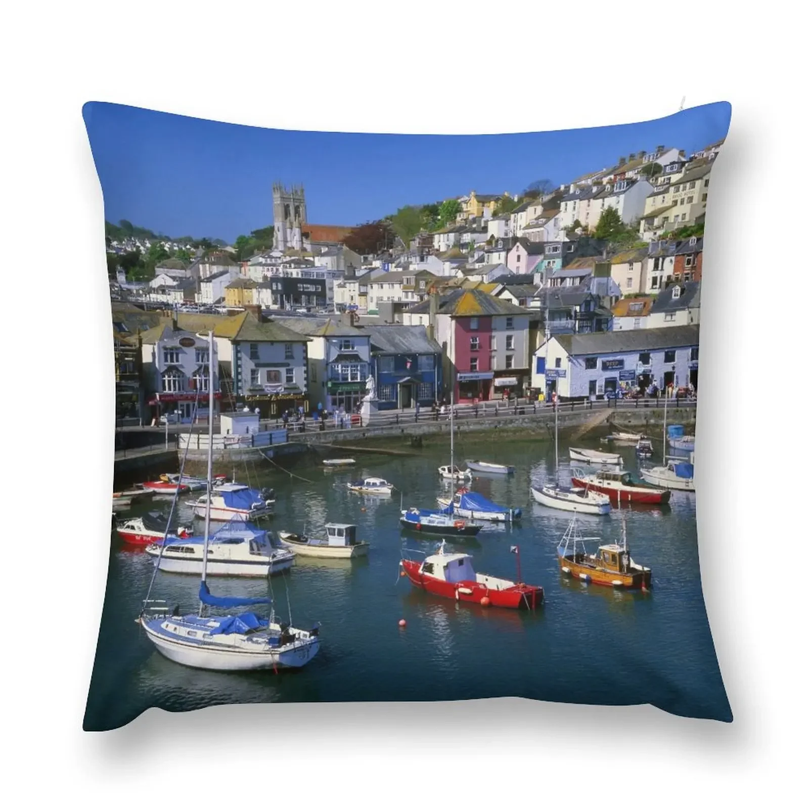 Декоративная подушка Brixham Harbour рождественская для дома рождественские украшения