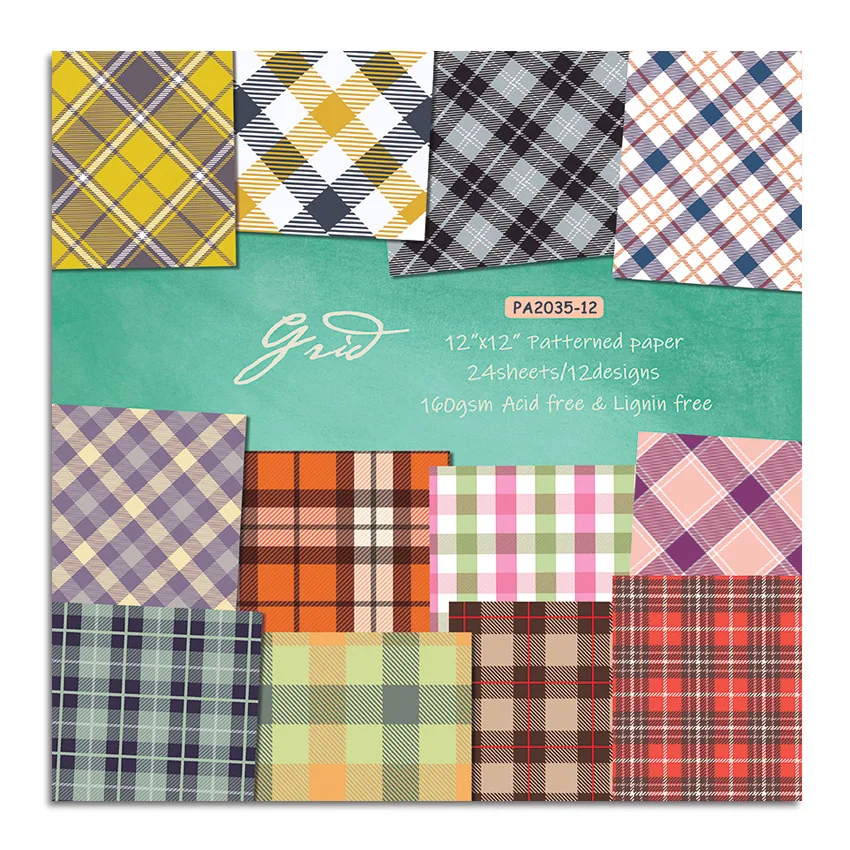 Клетчатая тема фотоальбом DIY клипс книга нежелательный журнал учетная карта