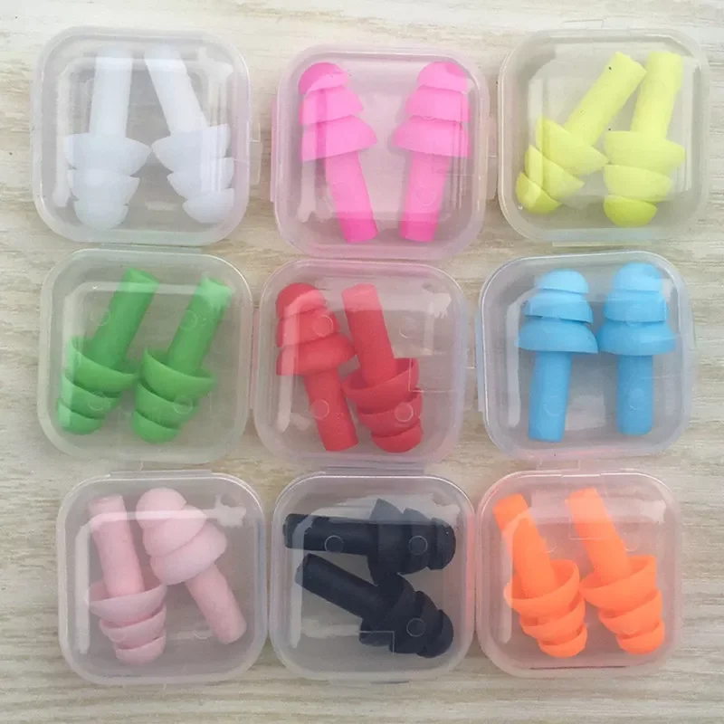 

5Pairs Silicone Sound Insulation Earplugs Anti Snoring Travel Sleeping Noise Reduction Ear Plugs Swimming Protective Earmuffs