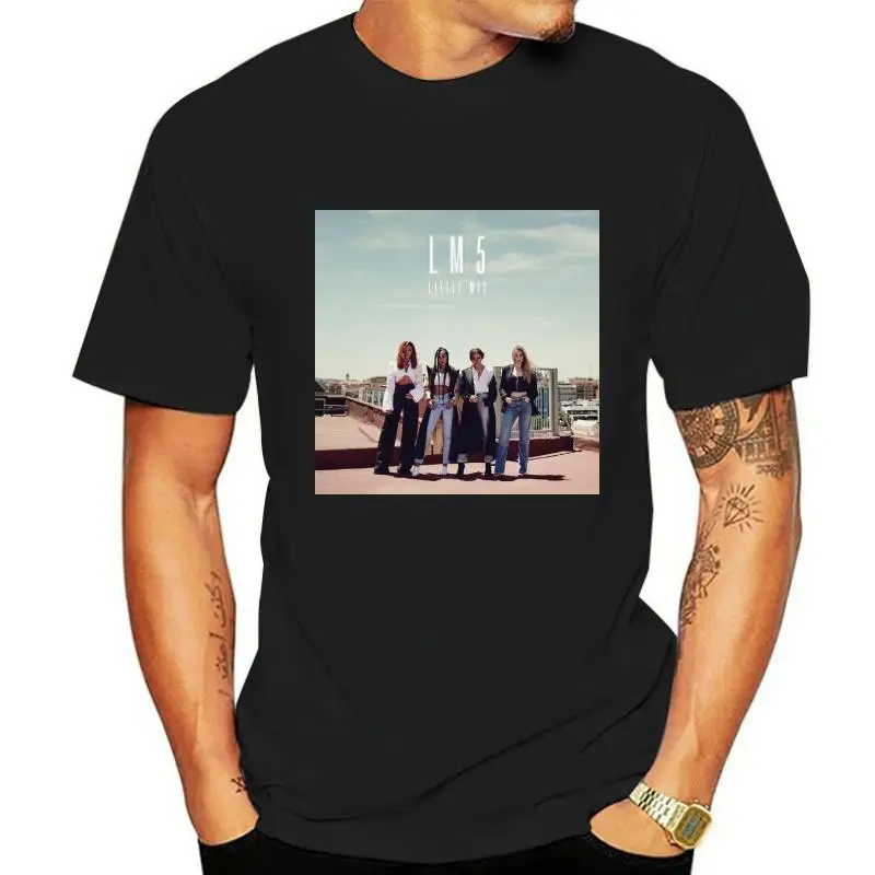 

Новая популярная футболка Little Mix LM5 Tour 2020, Черная Мужская футболка размера от S до 3XL