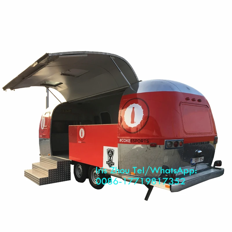 Летняя горячая распродажа Airstream прицеп для напитков караванов мобильный