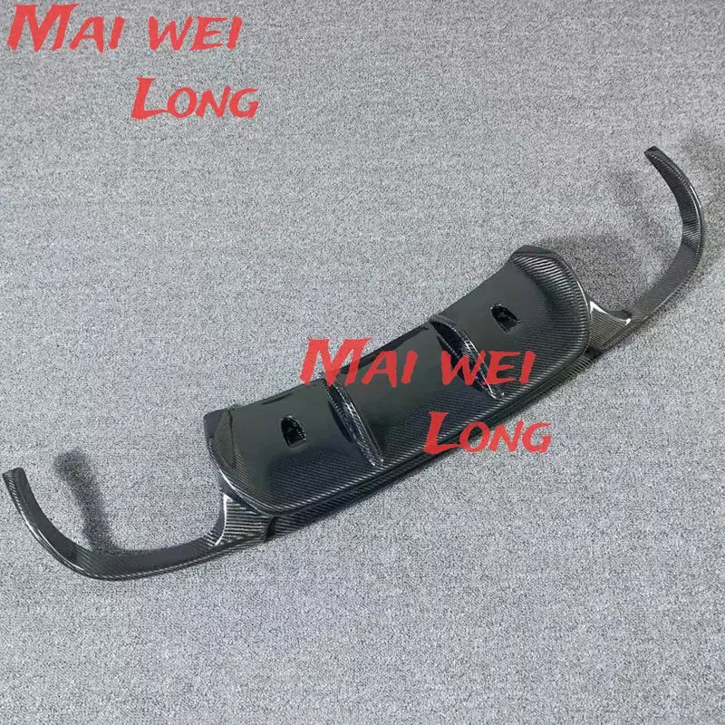 Для Porsche 911 991 Carrera &amp S 2012-2015 V-образный автомобильный задний бампер разделитель губ