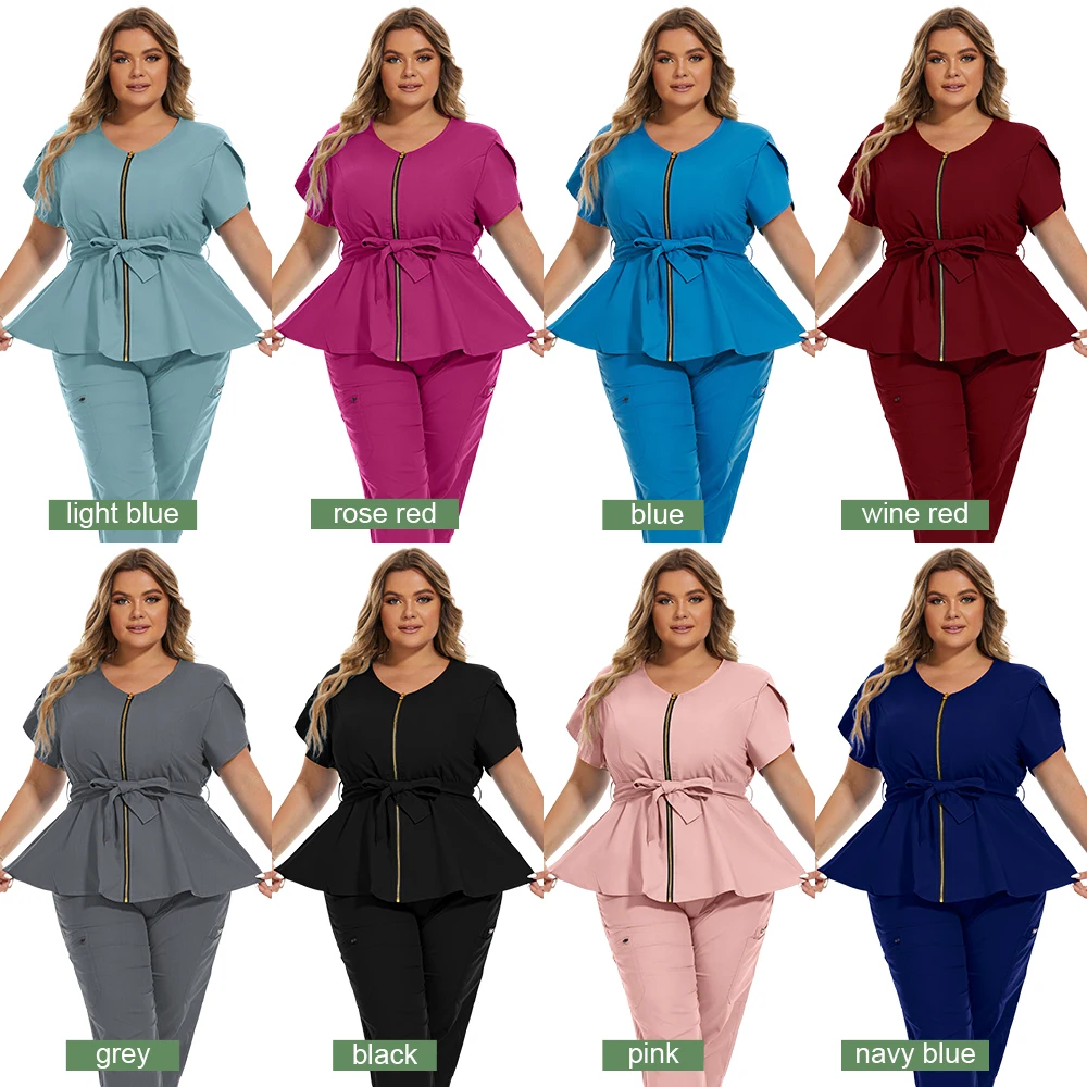 Униформа для сотрудниц спа-салонов женский маникюрный косметологический костюм