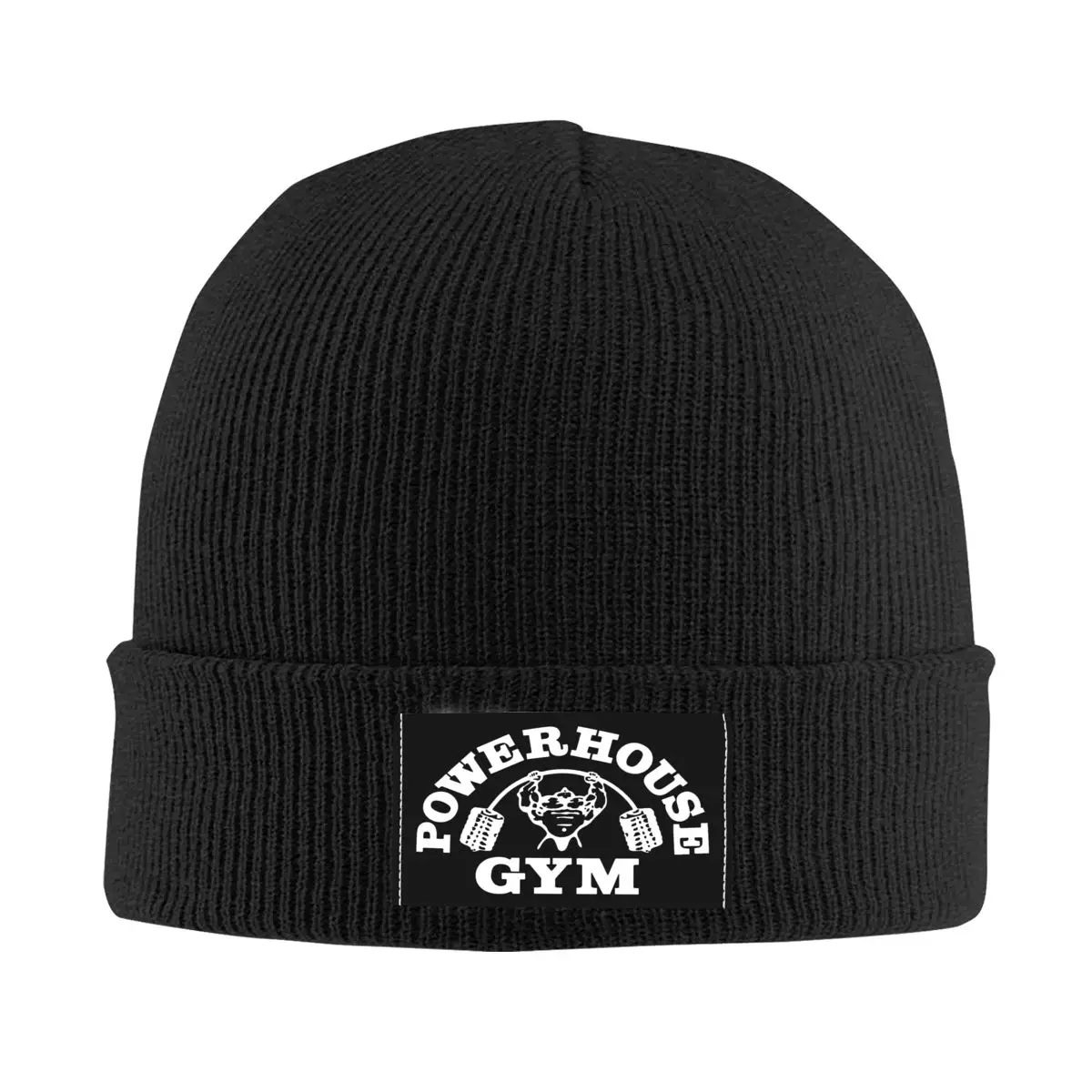 Powerhouse Gym Bonnet Hat Knitting Hat Men Women Unisex Adult Bodybuilding Fitness Muscle Warm Winter Skullies Beanies Caps 1