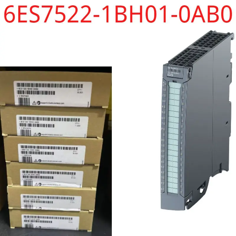 

6ES7522-1BH01-0AB0 Brand New SIMATIC S7-1500, digital output module DQ16x24 V DC/0.5A HF; 16 channels in groups of 8; 4 A per gr