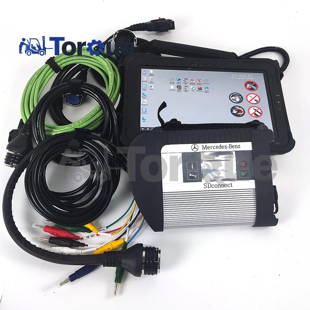 

XPLORE Tablet + for MB SD Connect Star Doip C4 SSD Xentry DAS WIS EPC HHT for Benz for FUSO Truck Car Bus Diagnostic Kit
