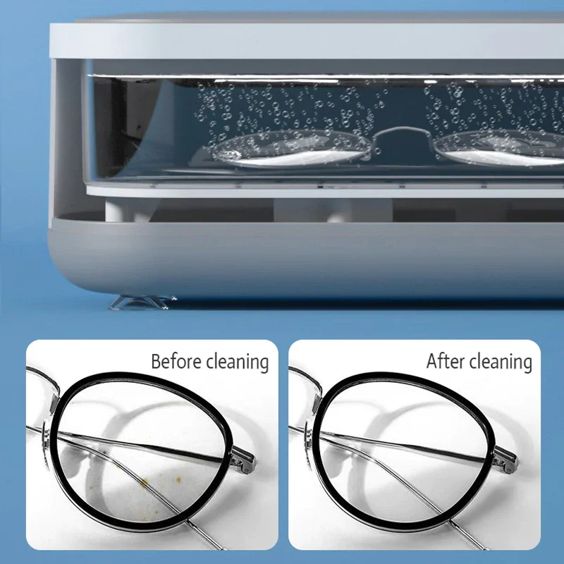 

Ultrasonic Glasses Cleaning Machine Battery/Charging Type Jewelry Ultrasound Cleaner Portable MINI Ultrasonic Cleaners Home