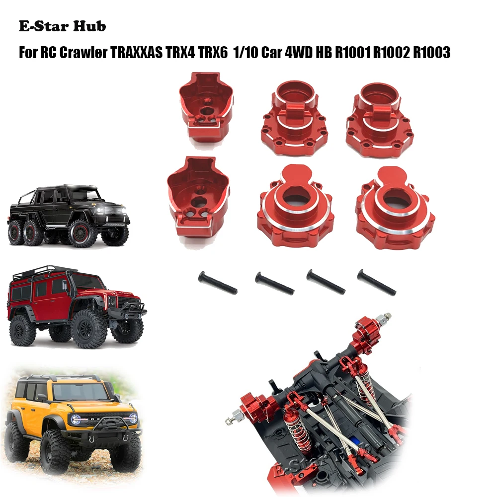 Металлическая задняя чашка моста для TRAXXAS TRX4 TRX6 1/10