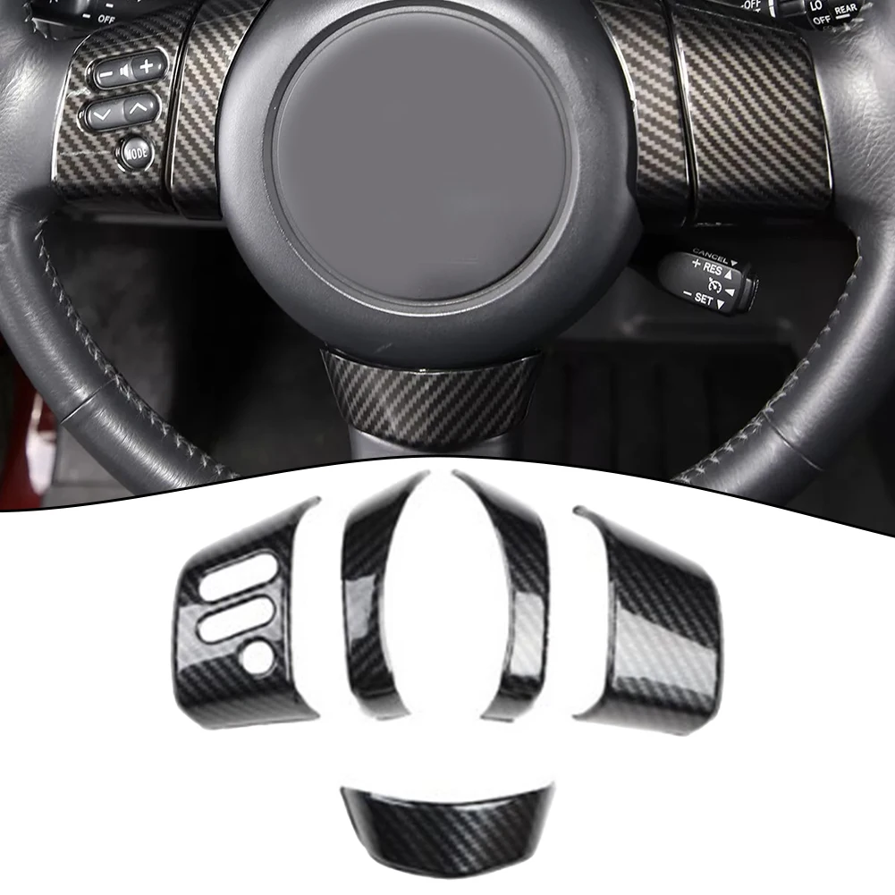 Для Toyota FJ Cruiser 2007 2021 отделка рулевого колеса из стильного углеродного волокна ABS