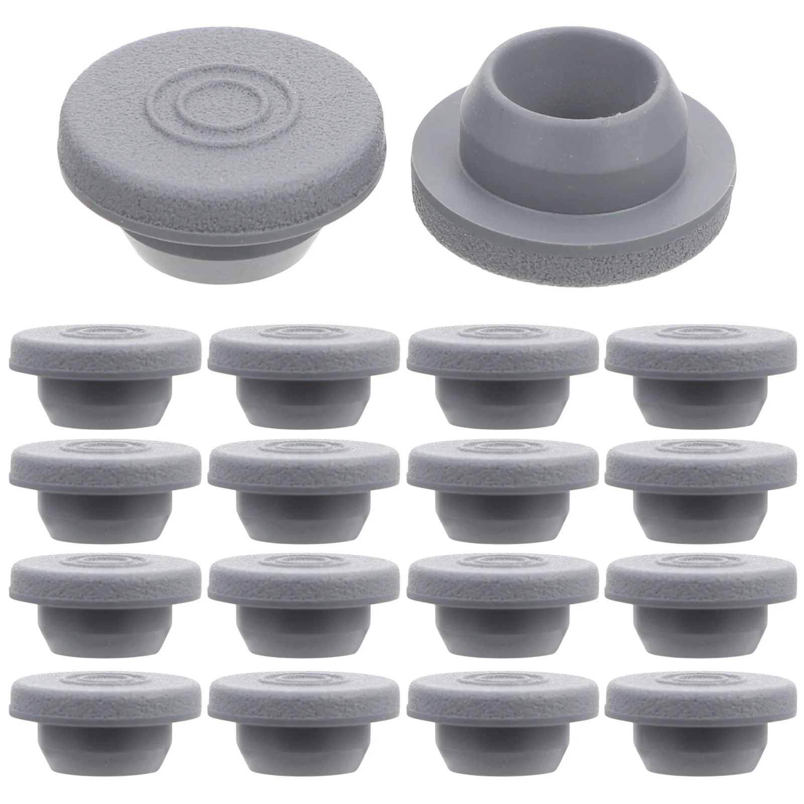 

Mushrooms Self Rubber Injection Ports 100pcs Rubber Bottle Stoppers for Sealing Supplies