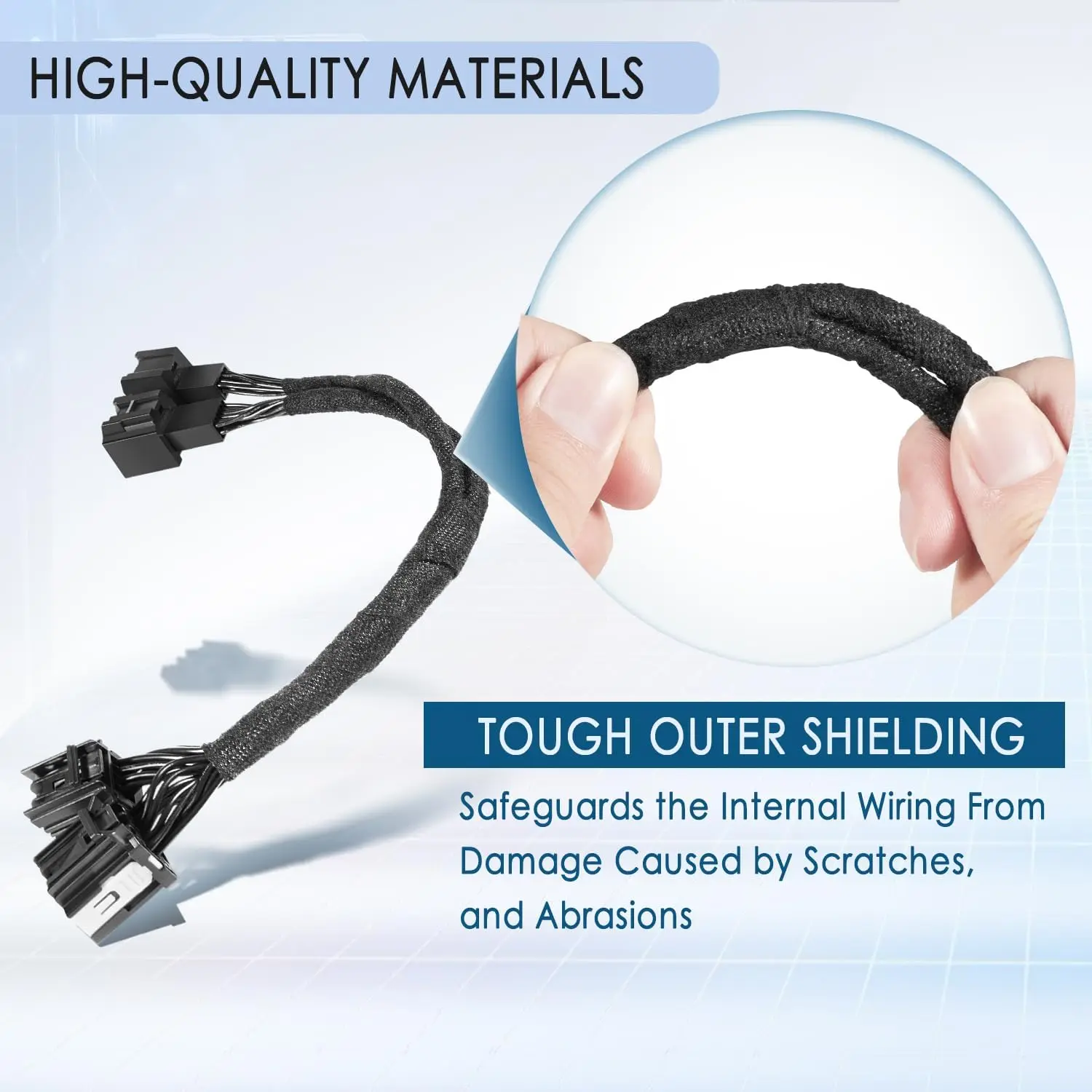 Сменный удлинительный кабель TM SGW подходит для Gladiator 2020-2024/Wrangler 2018-2024/Ram 1500 2019-2024/RAM