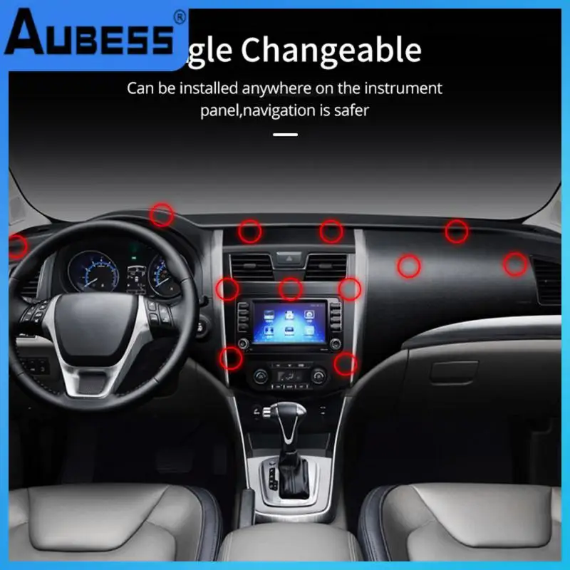 

Air Vent Magnet Mount Mobile Cell Phone Holder Stand Universal Magnet Mount Bracket 360 Rotation Strong Magnetic Auto Supplies