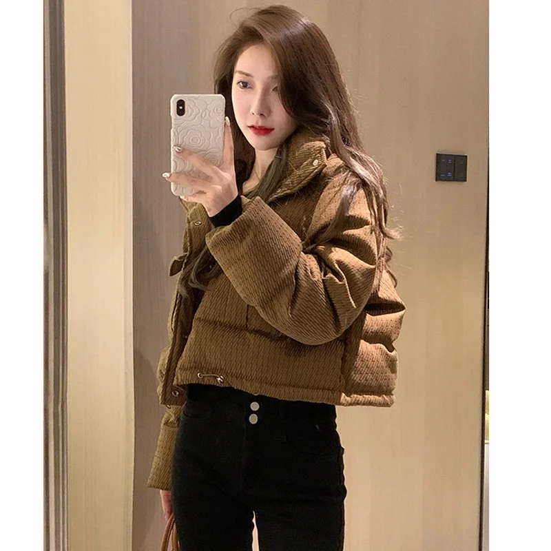 TFETTERS 2024 новое короткое пальто женское корейское свободное пальто-пуховик в стиле