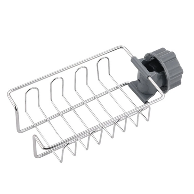 

Kitchen Sink Shelf Sponge Drain Rack Cleaning Cloth Storage Holder Soap Storage Organizer Bathroom Kitchen Utensils