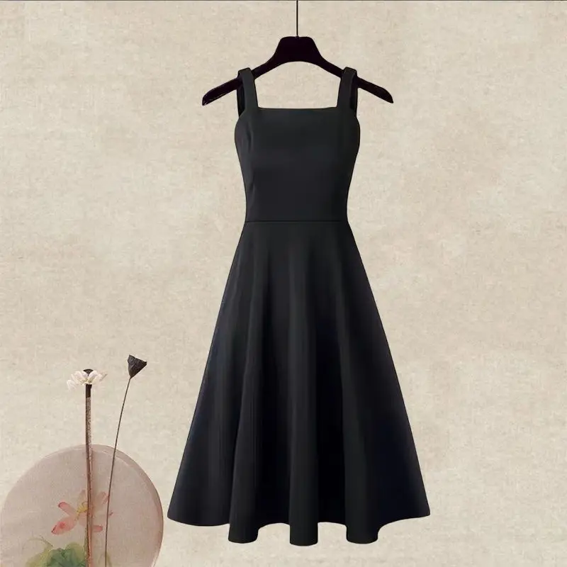 Женский Повседневный трикотажный кардиган-майка черное трикотажное