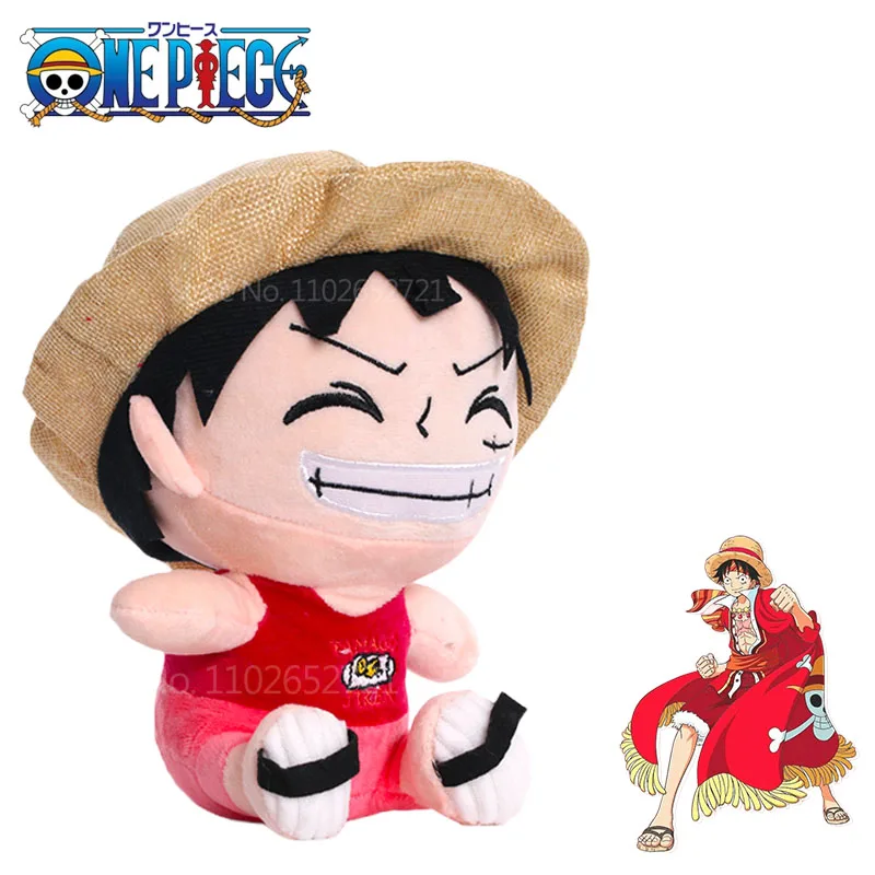 

14/20CM One Piece Anime Luffy Plush Toys Cartoon Chopper Luffy Stuffed Doll Children Kid Birthday Gift Home Decor