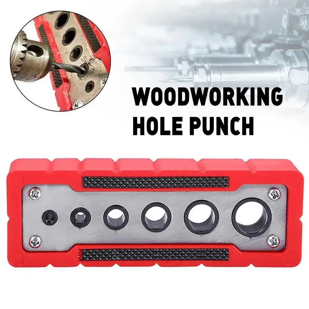 

Многофункциональный перфоратор для отверстий 2-12/4-12 мм, направляющий локатор для сверления, подходит для круглых Стержней и плоских прямоугольных отверстий R6Q2